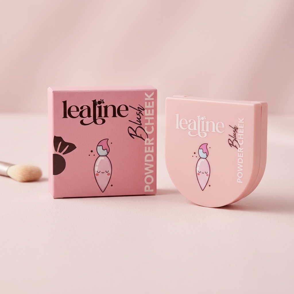 LeaLine powder cheek blush compact